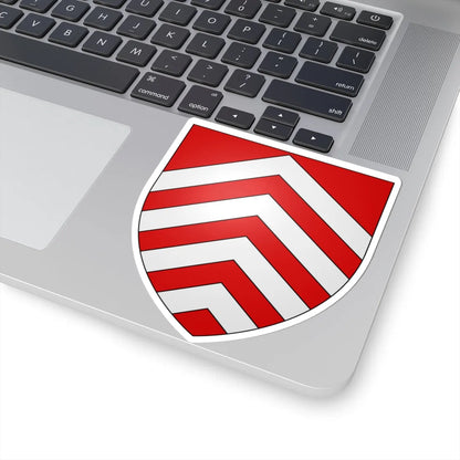 Blason Brakel (Belgium) (Coat of Arms) STICKER Vinyl Kiss-Cut Decal - The Sticker Space