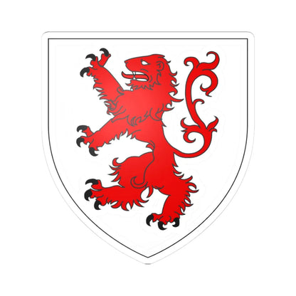 Blason Braunschweig (Germany) (Coat of Arms) STICKER Vinyl Kiss-Cut Decal 3 Inch White - The Sticker Space
