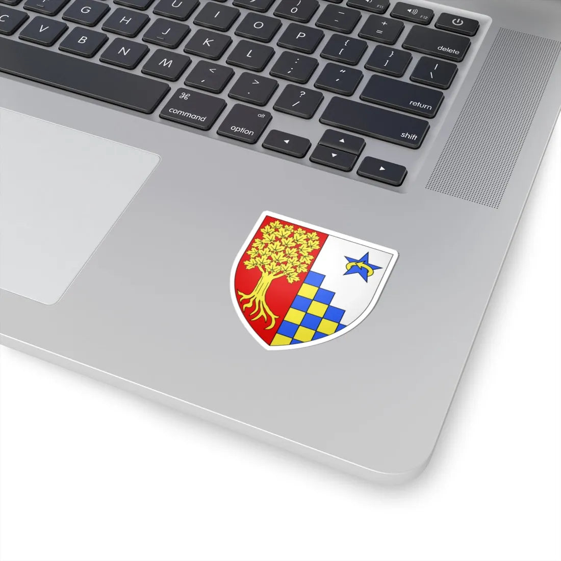 Blason CA Asunta di Lorenzo Herald Chancellor of Canada (Canada) (Coat of Arms) STICKER Vinyl Kiss-Cut Decal - The Sticker Space