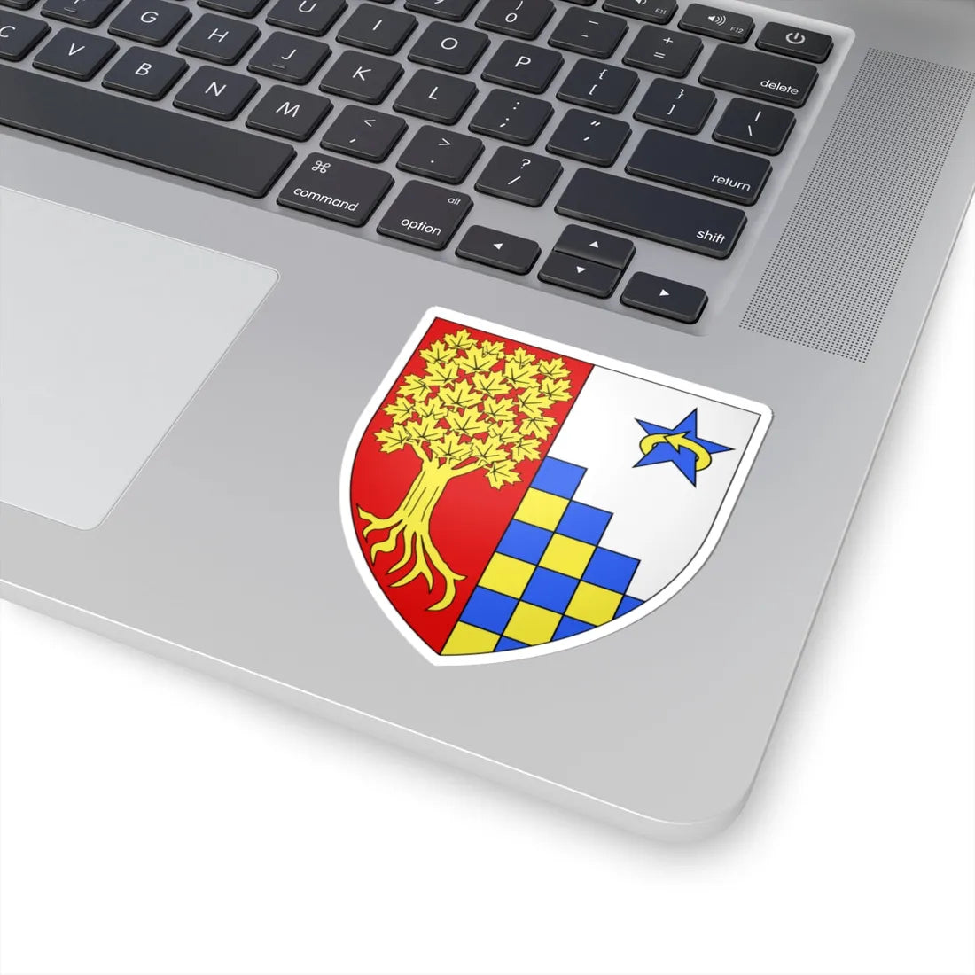 Blason CA Asunta di Lorenzo Herald Chancellor of Canada (Canada) (Coat of Arms) STICKER Vinyl Kiss-Cut Decal - The Sticker Space