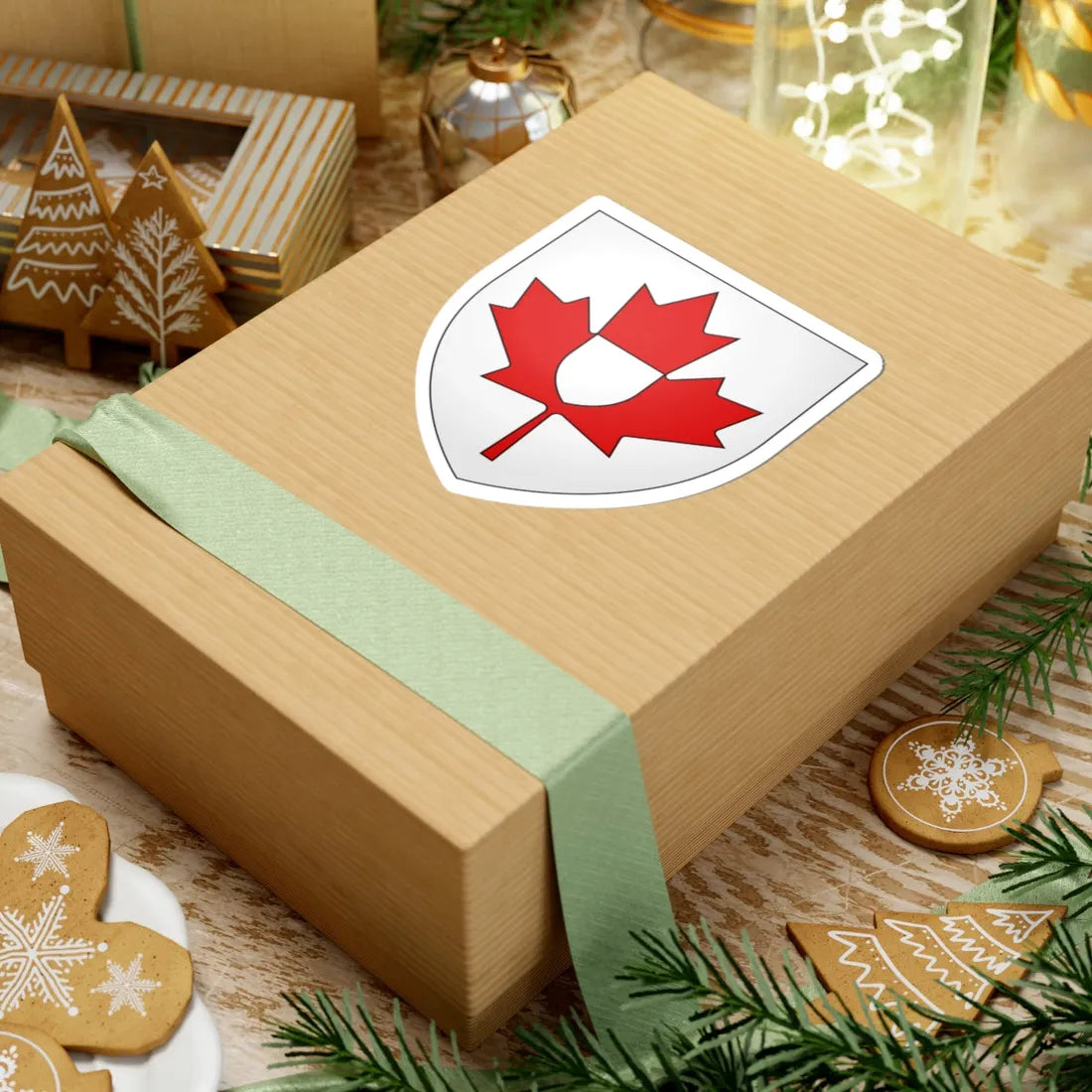 Blason CA Canadian heraldic authority (Canada) (Coat of Arms) STICKER Vinyl Kiss-Cut Decal - The Sticker Space