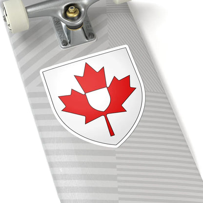 Blason CA Canadian heraldic authority (Canada) (Coat of Arms) STICKER Vinyl Kiss-Cut Decal - The Sticker Space