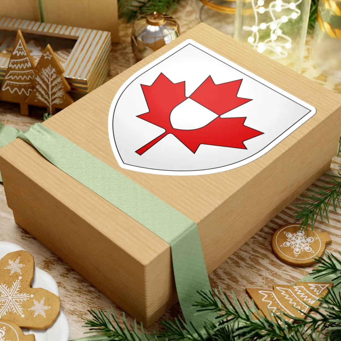 Blason CA Canadian heraldic authority (Canada) (Coat of Arms) STICKER Vinyl Kiss-Cut Decal - The Sticker Space