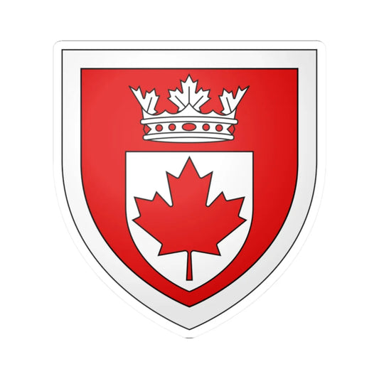 Blason CA Deputy Chief Herald of Canada (Canada) (Coat of Arms) STICKER Vinyl Kiss-Cut Decal 2 Inch White - The Sticker Space