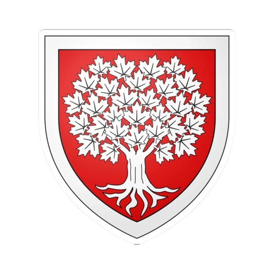 Blason CA Deputy Herald Chancellor of Canada (Canada) (Coat of Arms) STICKER Vinyl Kiss-Cut Decal 2 Inch White - The Sticker Space