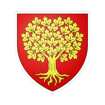 Blason CA Herald Chancellor of Canada (Canada) (Coat of Arms) STICKER Vinyl Kiss-Cut Decal 4 Inch White - The Sticker Space