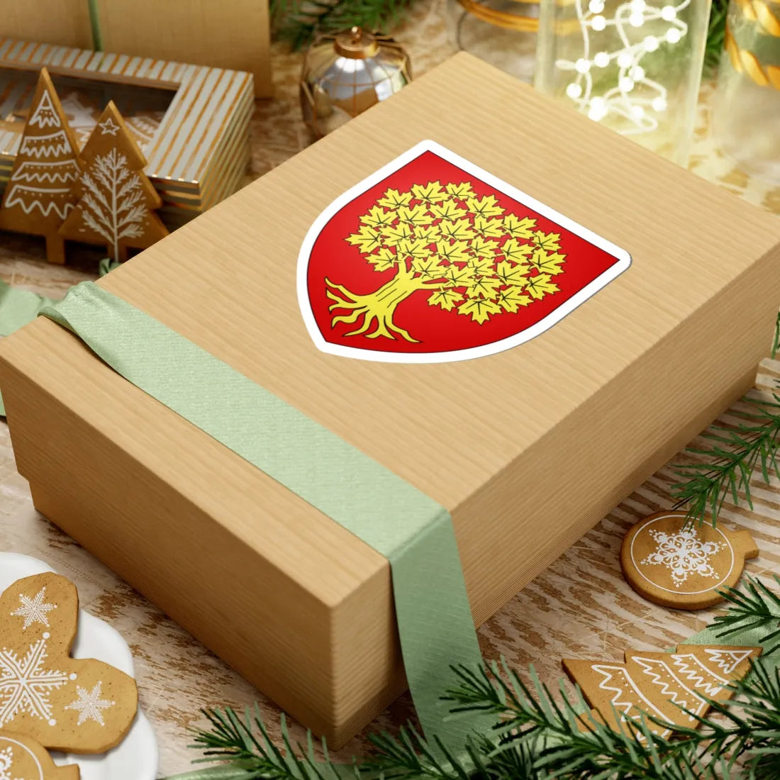 Blason CA Herald Chancellor of Canada (Canada) (Coat of Arms) STICKER Vinyl Kiss-Cut Decal - The Sticker Space