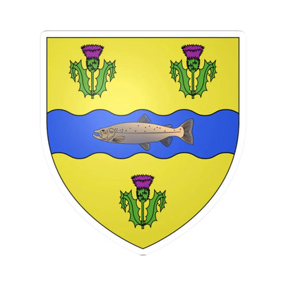 Blason ca Province Nouvelle-Écosse 1867-1929 (Canada) (Coat of Arms) STICKER Vinyl Kiss-Cut Decal 2 Inch White - The Sticker Space