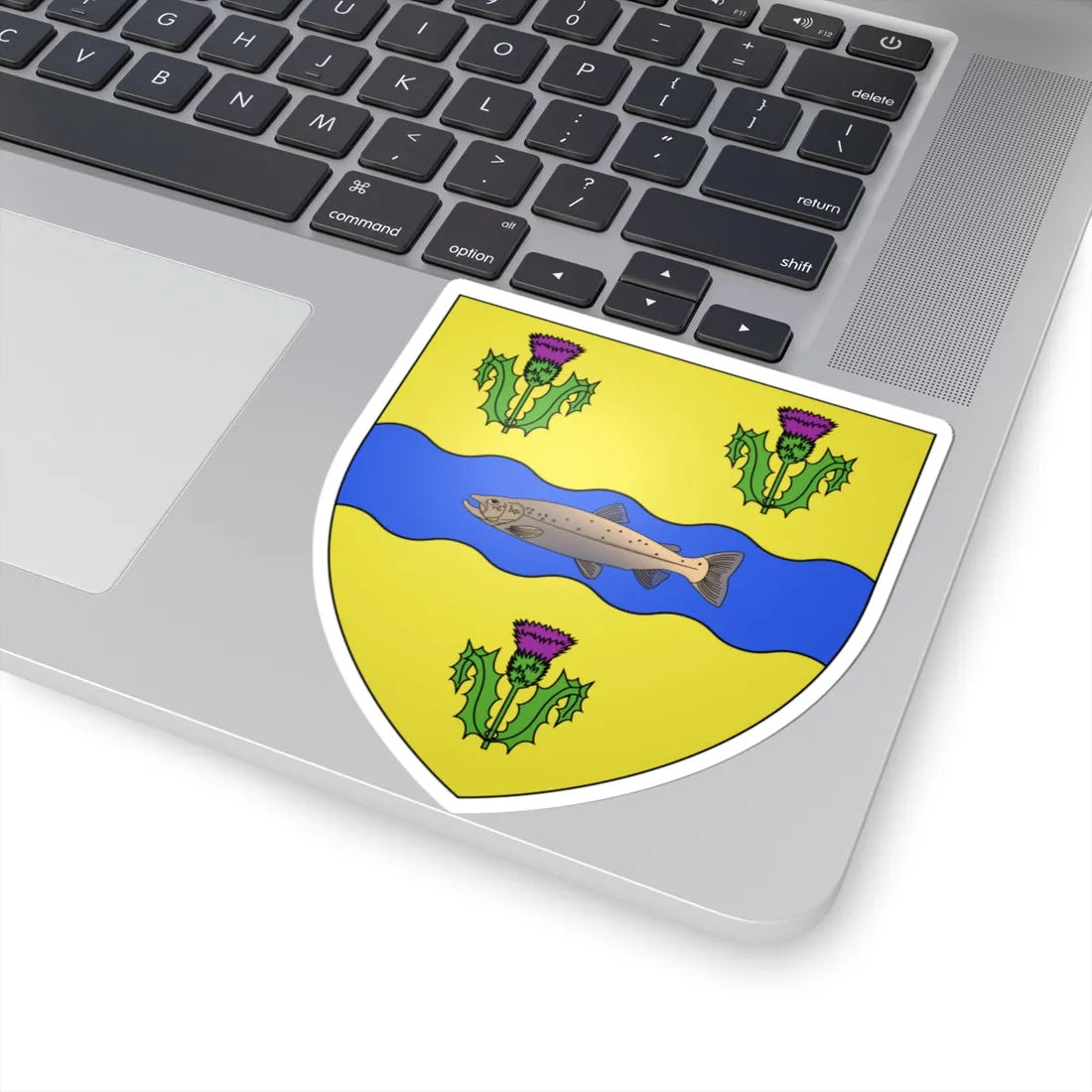 Blason ca Province Nouvelle-Écosse 1867-1929 (Canada) (Coat of Arms) STICKER Vinyl Kiss-Cut Decal - The Sticker Space