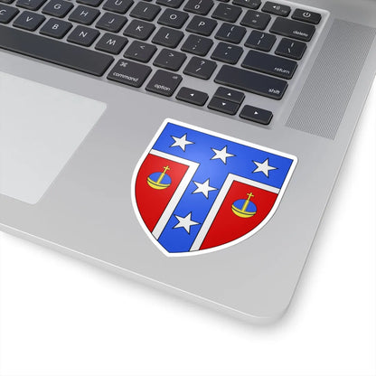 Blason ca ville Saint-CômeLinière (Canada) (Coat of Arms) STICKER Vinyl Kiss-Cut Decal - The Sticker Space