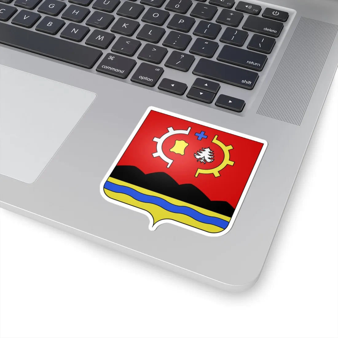 Blason ca ville Saint-Tite (Canada) (Coat of Arms) STICKER Vinyl Kiss-Cut Decal - The Sticker Space