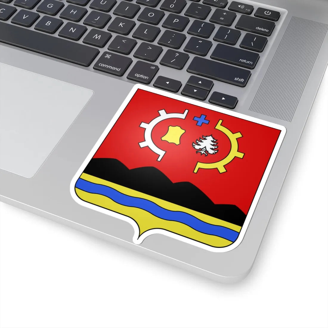 Blason ca ville Saint-Tite (Canada) (Coat of Arms) STICKER Vinyl Kiss-Cut Decal - The Sticker Space