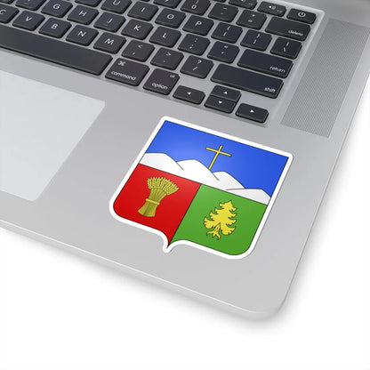 Blason ca ville Saint-Vianney (Canada) (Coat of Arms) STICKER Vinyl Kiss-Cut Decal - The Sticker Space