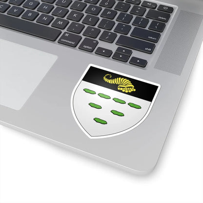 Blason ca ville Sept-Îles Sept-Rivières (Canada) (Coat of Arms) STICKER Vinyl Kiss-Cut Decal - The Sticker Space