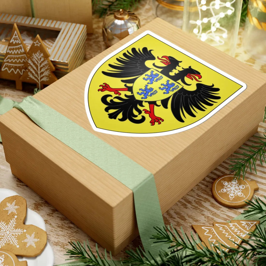 Blason cambrai (France) (Coat of Arms) STICKER Vinyl Kiss-Cut Decal - The Sticker Space
