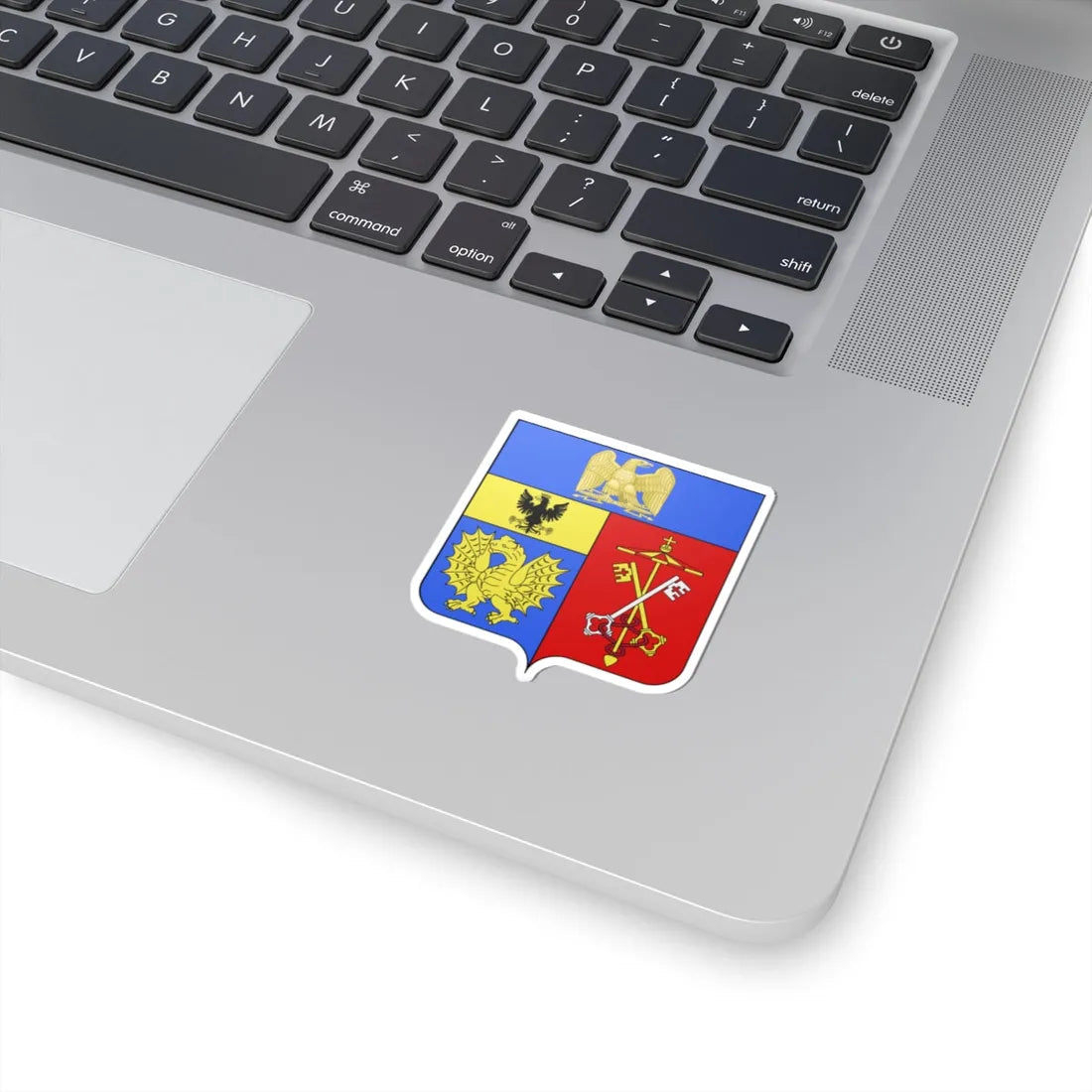 Blason Camille Borghèse2 sans orn (Italy) (Coat of Arms) STICKER Vinyl Kiss-Cut Decal - The Sticker Space