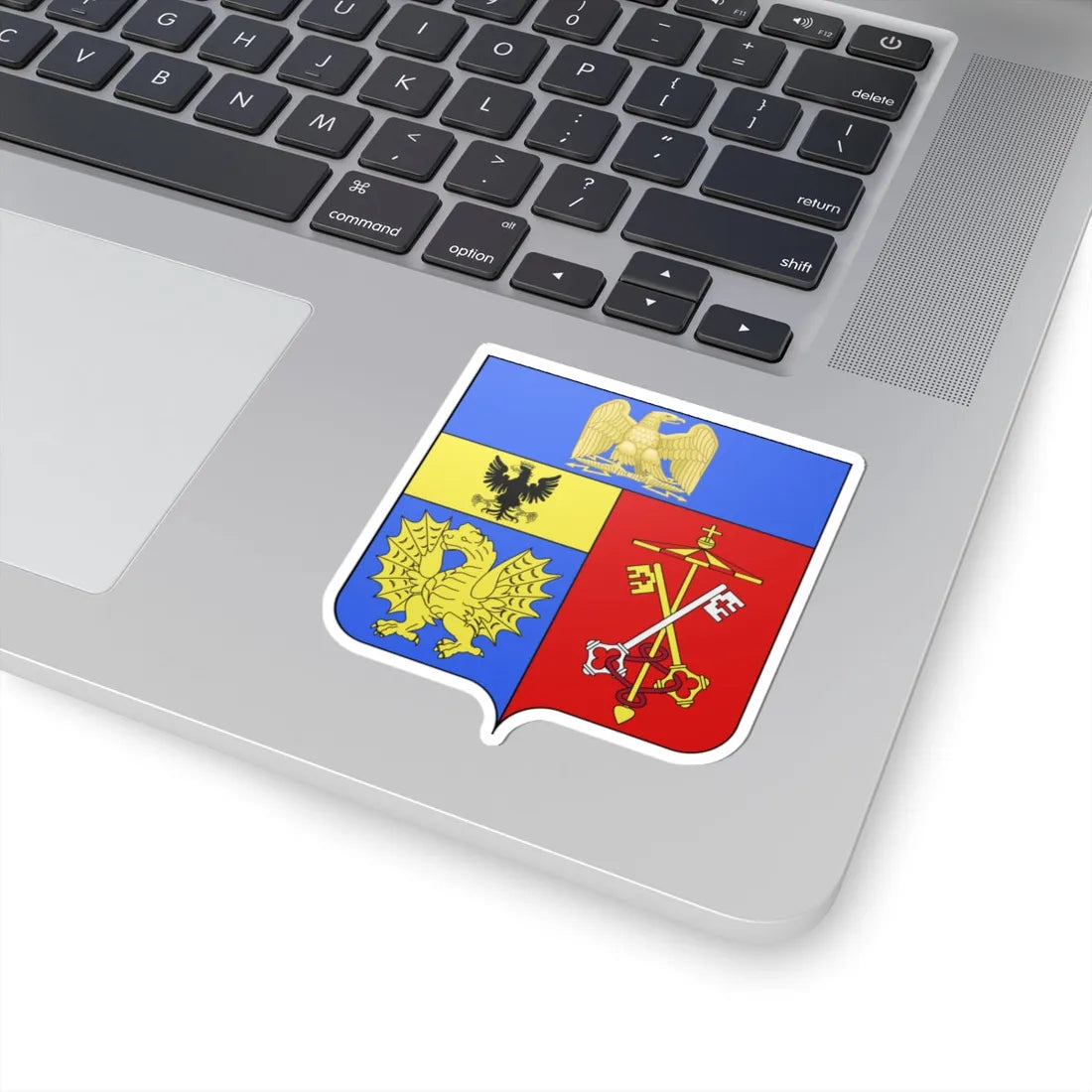 Blason Camille Borghèse2 sans orn (Italy) (Coat of Arms) STICKER Vinyl Kiss-Cut Decal - The Sticker Space