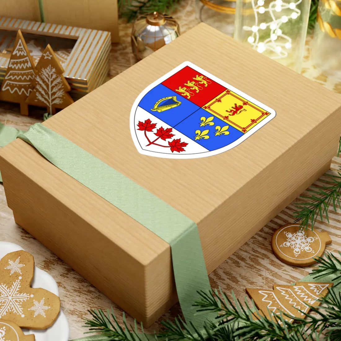 Blason Canada (Canada) (Coat of Arms) STICKER Vinyl Kiss-Cut Decal - The Sticker Space