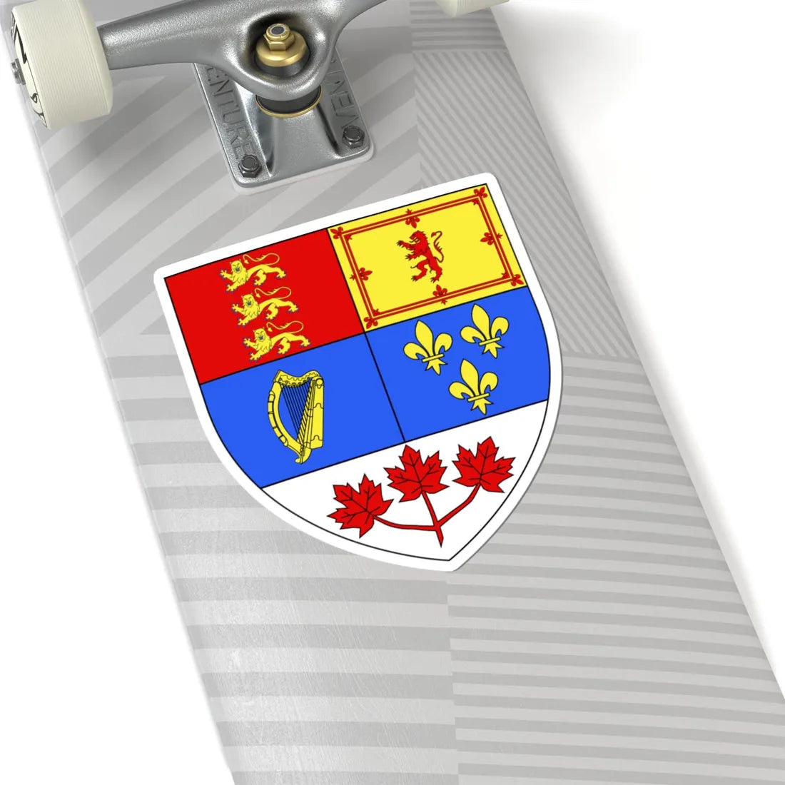 Blason Canada (Canada) (Coat of Arms) STICKER Vinyl Kiss-Cut Decal - The Sticker Space