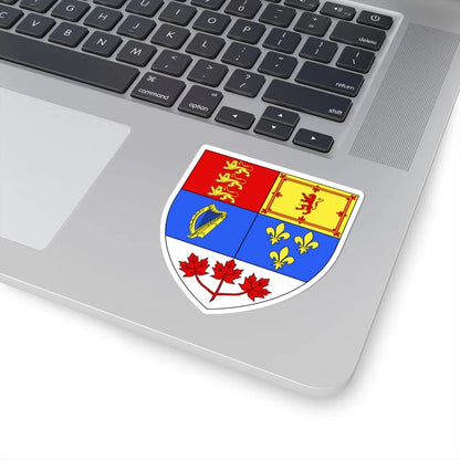 Blason Canada (Canada) (Coat of Arms) STICKER Vinyl Kiss-Cut Decal - The Sticker Space