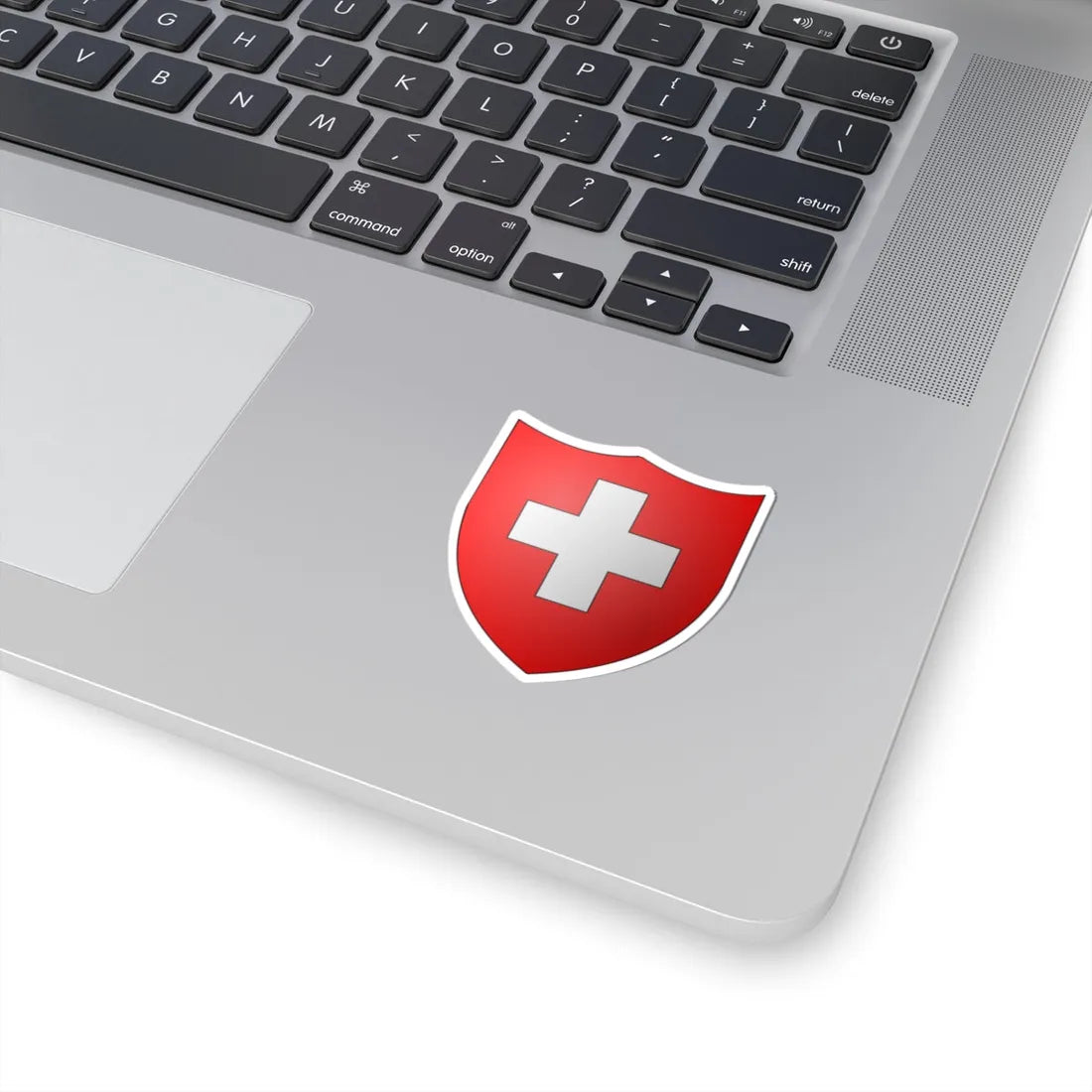 Blason-CH-3D-SUISSE-001 (Switzerland) (Coat of Arms) STICKER Vinyl Kiss-Cut Decal - The Sticker Space