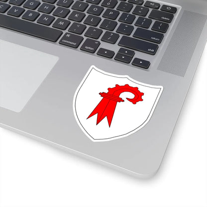 Blason-CH-Canton-Bâle-Campagne (Switzerland) (Coat of Arms) STICKER Vinyl Kiss-Cut Decal - The Sticker Space