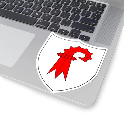 Blason-CH-Canton-Bâle-Campagne (Switzerland) (Coat of Arms) STICKER Vinyl Kiss-Cut Decal - The Sticker Space