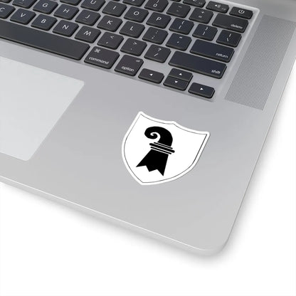 Blason-CH-Canton-Bâle-Ville (Switzerland) (Coat of Arms) STICKER Vinyl Kiss-Cut Decal - The Sticker Space