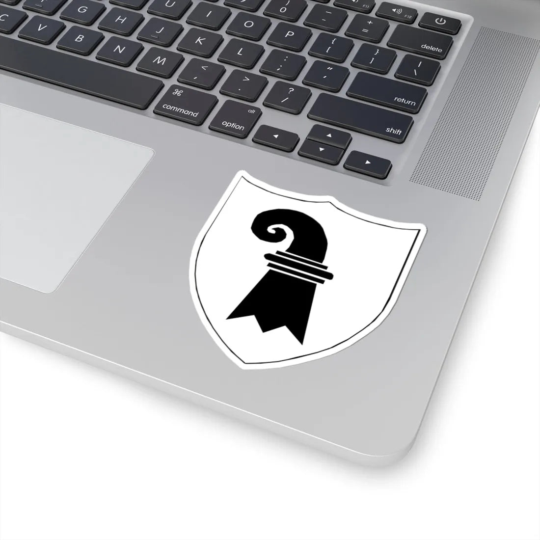 Blason-CH-Canton-Bâle-Ville (Switzerland) (Coat of Arms) STICKER Vinyl Kiss-Cut Decal - The Sticker Space