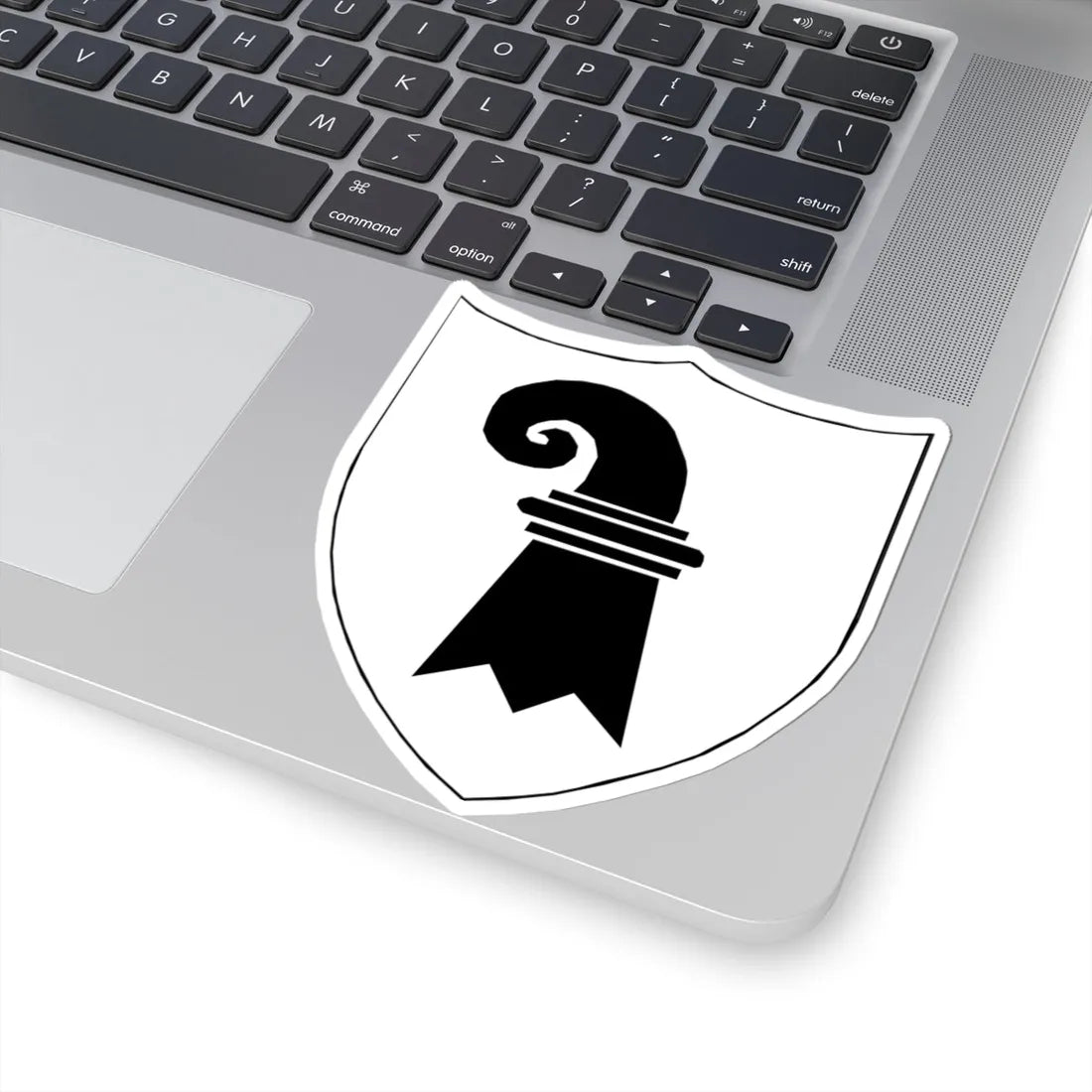 Blason-CH-Canton-Bâle-Ville (Switzerland) (Coat of Arms) STICKER Vinyl Kiss-Cut Decal - The Sticker Space