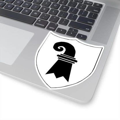 Blason-CH-Canton-Bâle-Ville (Switzerland) (Coat of Arms) STICKER Vinyl Kiss-Cut Decal - The Sticker Space