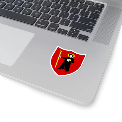 Blason-CH-Canton-Glaris (Switzerland) (Coat of Arms) STICKER Vinyl Kiss-Cut Decal - The Sticker Space