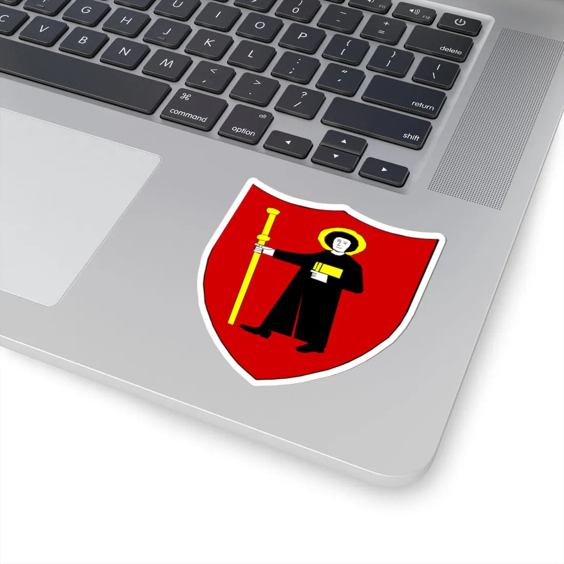 Blason-CH-Canton-Glaris (Switzerland) (Coat of Arms) STICKER Vinyl Kiss-Cut Decal - The Sticker Space