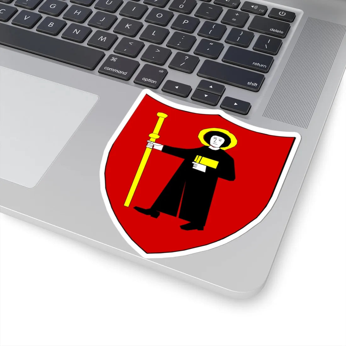 Blason-CH-Canton-Glaris (Switzerland) (Coat of Arms) STICKER Vinyl Kiss-Cut Decal - The Sticker Space