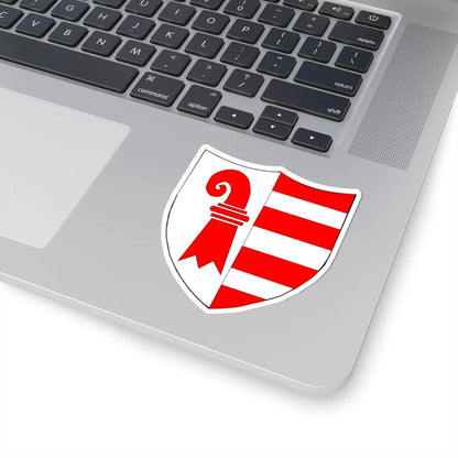 Blason-CH-Canton-Jura (Switzerland) (Coat of Arms) STICKER Vinyl Kiss-Cut Decal - The Sticker Space