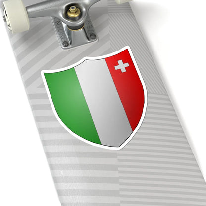 Blason-CH-Canton-Neuchâtel (Switzerland) (Coat of Arms) STICKER Vinyl Kiss-Cut Decal - The Sticker Space