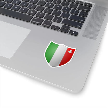 Blason-CH-Canton-Neuchâtel (Switzerland) (Coat of Arms) STICKER Vinyl Kiss-Cut Decal - The Sticker Space