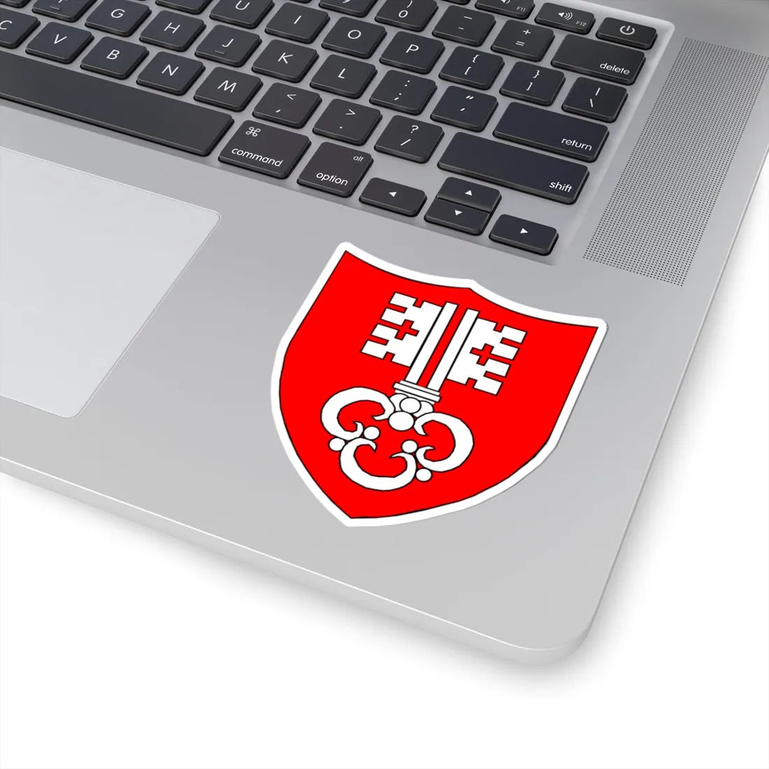 Blason-CH-Canton-Nidwald (Switzerland) (Coat of Arms) STICKER Vinyl Kiss-Cut Decal - The Sticker Space