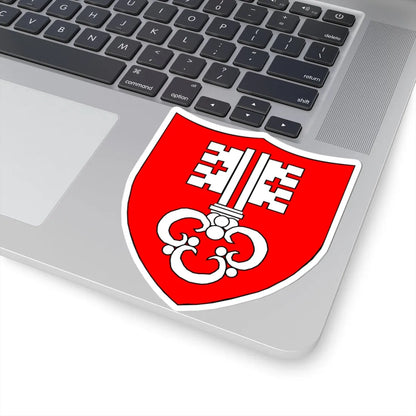 Blason-CH-Canton-Nidwald (Switzerland) (Coat of Arms) STICKER Vinyl Kiss-Cut Decal - The Sticker Space