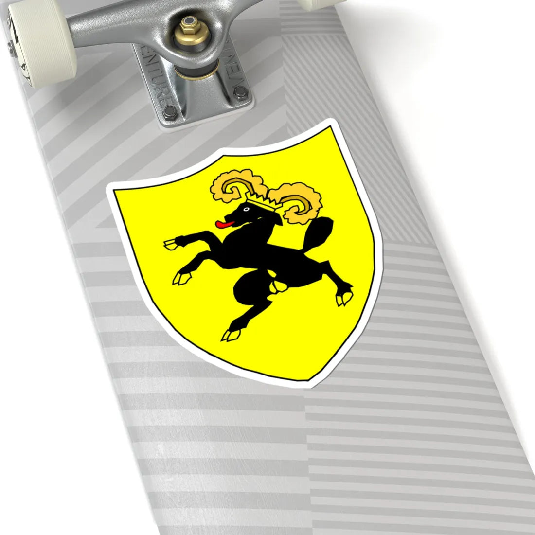 Blason-CH-Canton-Shaffhouse (Switzerland) (Coat of Arms) STICKER Vinyl Kiss-Cut Decal - The Sticker Space