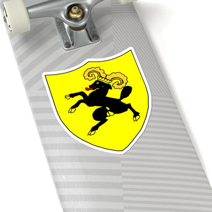 Blason-CH-Canton-Shaffhouse (Switzerland) (Coat of Arms) STICKER Vinyl Kiss-Cut Decal - The Sticker Space