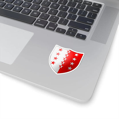 Blason-CH-Canton-Valais (Switzerland) (Coat of Arms) STICKER Vinyl Kiss-Cut Decal - The Sticker Space