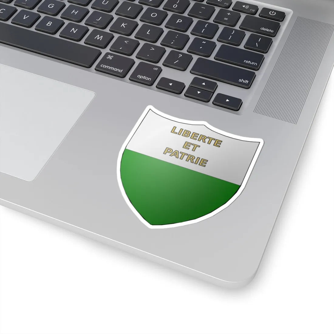 Blason-CH-Canton-Vaud (Switzerland) (Coat of Arms) STICKER Vinyl Kiss-Cut Decal - The Sticker Space
