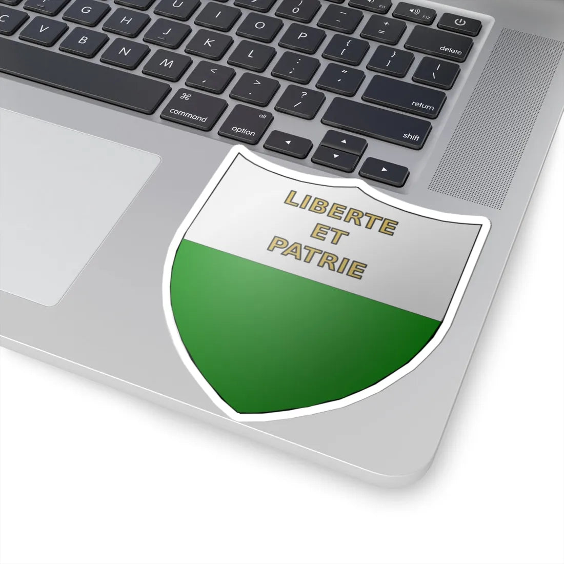 Blason-CH-Canton-Vaud (Switzerland) (Coat of Arms) STICKER Vinyl Kiss-Cut Decal - The Sticker Space