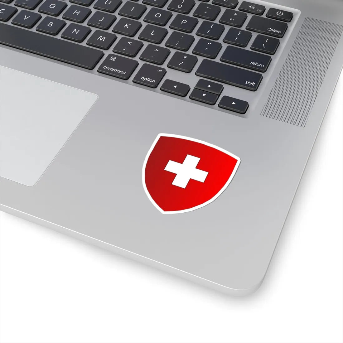 Blason-CH-Suisse--Halo (Switzerland) (Coat of Arms) STICKER Vinyl Kiss-Cut Decal - The Sticker Space