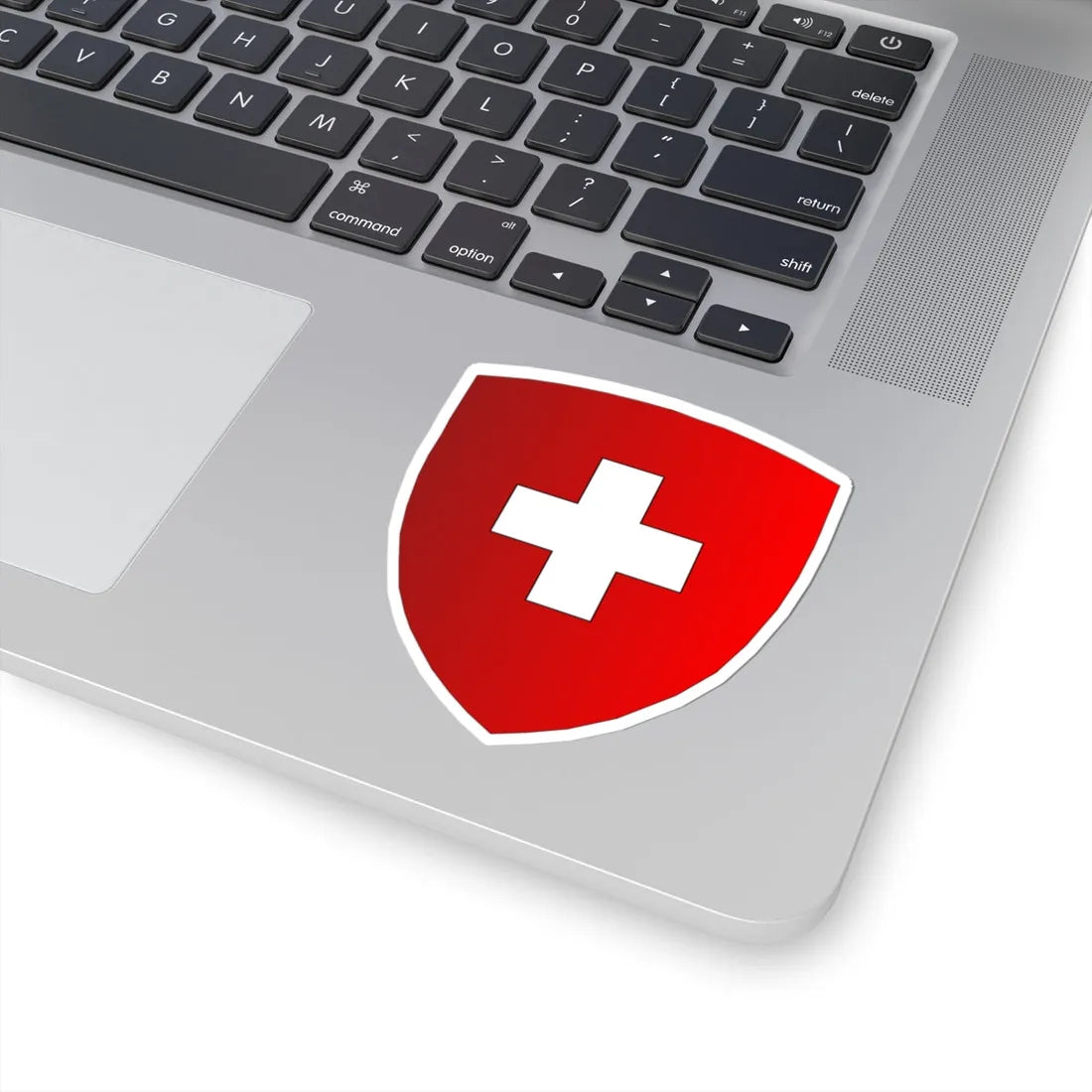 Blason-CH-Suisse--Halo (Switzerland) (Coat of Arms) STICKER Vinyl Kiss-Cut Decal - The Sticker Space