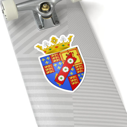 Blason Charles Ier Beauclerk Whit Crown (Spain) (Coat of Arms) STICKER Vinyl Kiss-Cut Decal - The Sticker Space