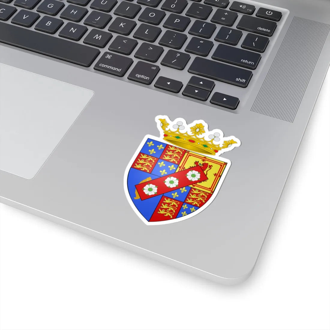 Blason Charles Ier Beauclerk Whit Crown (Spain) (Coat of Arms) STICKER Vinyl Kiss-Cut Decal - The Sticker Space