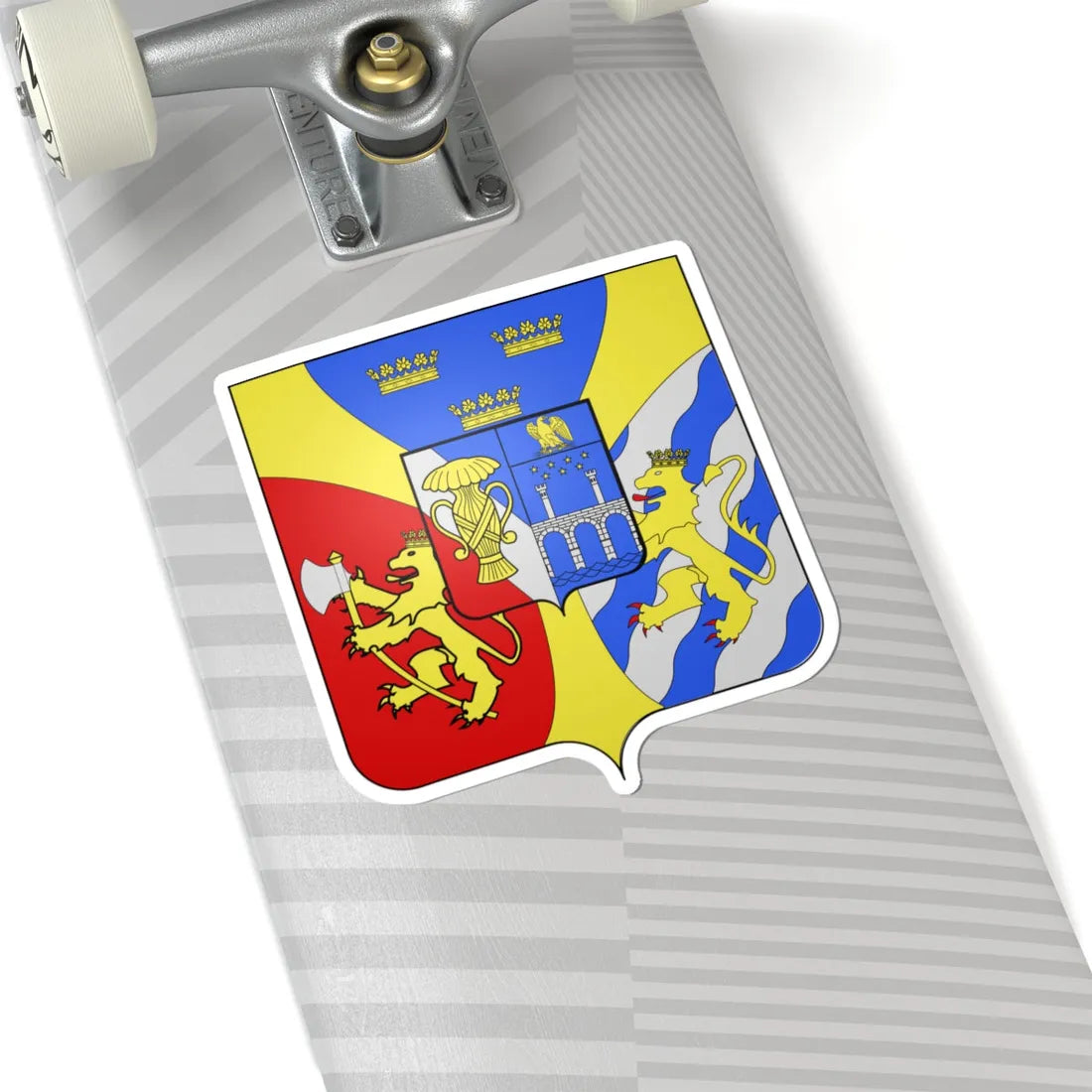Blason Charles XIV de Suède (Sweden) (Coat of Arms) STICKER Vinyl Kiss-Cut Decal - The Sticker Space