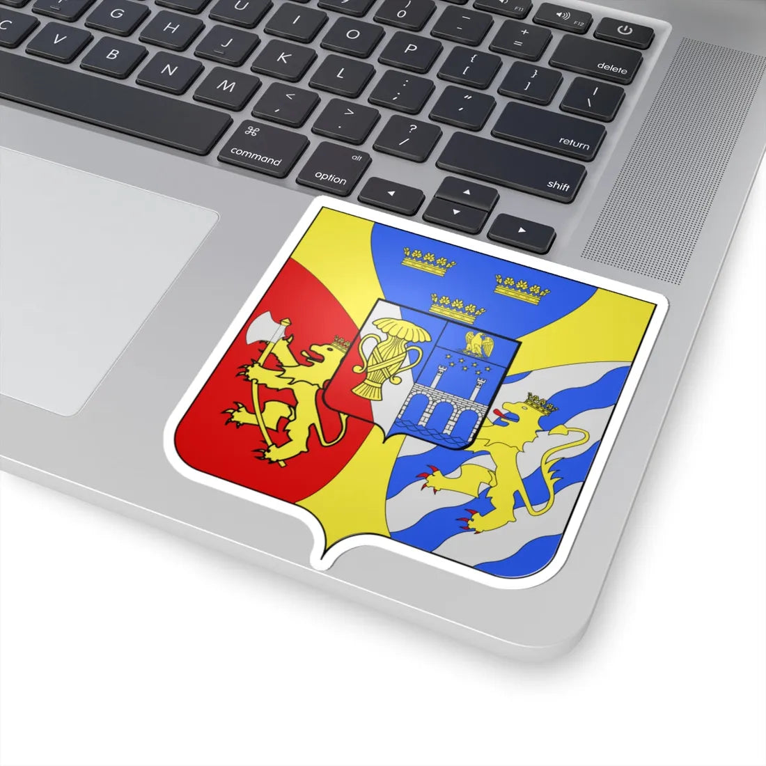 Blason Charles XIV de Suède (Sweden) (Coat of Arms) STICKER Vinyl Kiss-Cut Decal - The Sticker Space